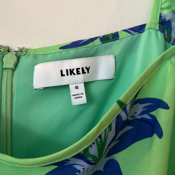 Likely Charlotte Mini Dress in Pistachio, 6, NWOT - Picture 5 of 7